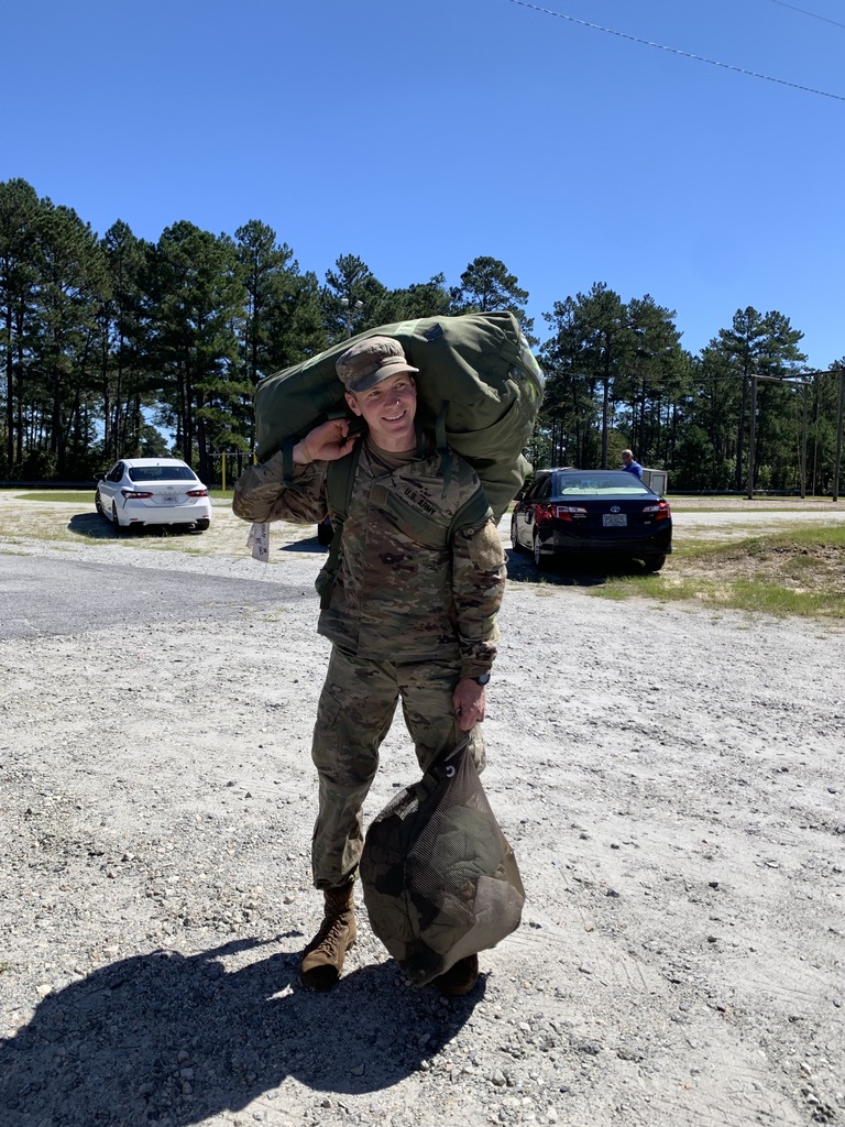 Nick Cavato in U.S. Army uniform.